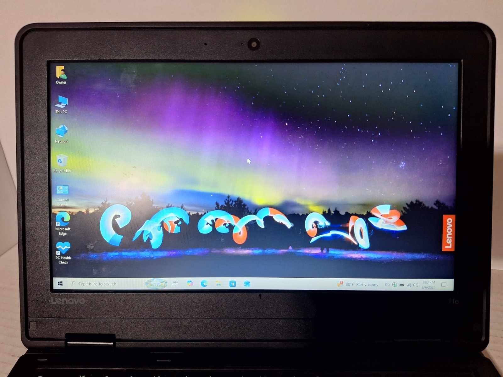 Lenovo ThinkPad 11e intel N3160 4GB 120GB SSD Windows 10 Pro Ed