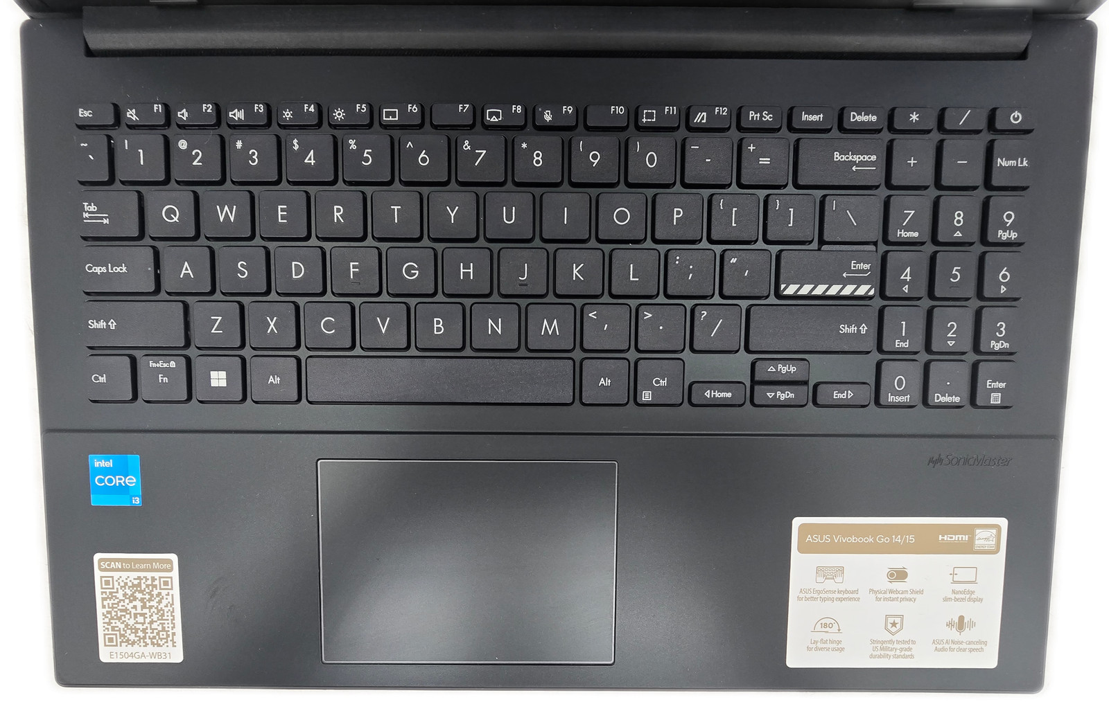 Asus VivoBook Go E1504GA Intel i3-N305 8GB 256GB SSD Windows 11 Home