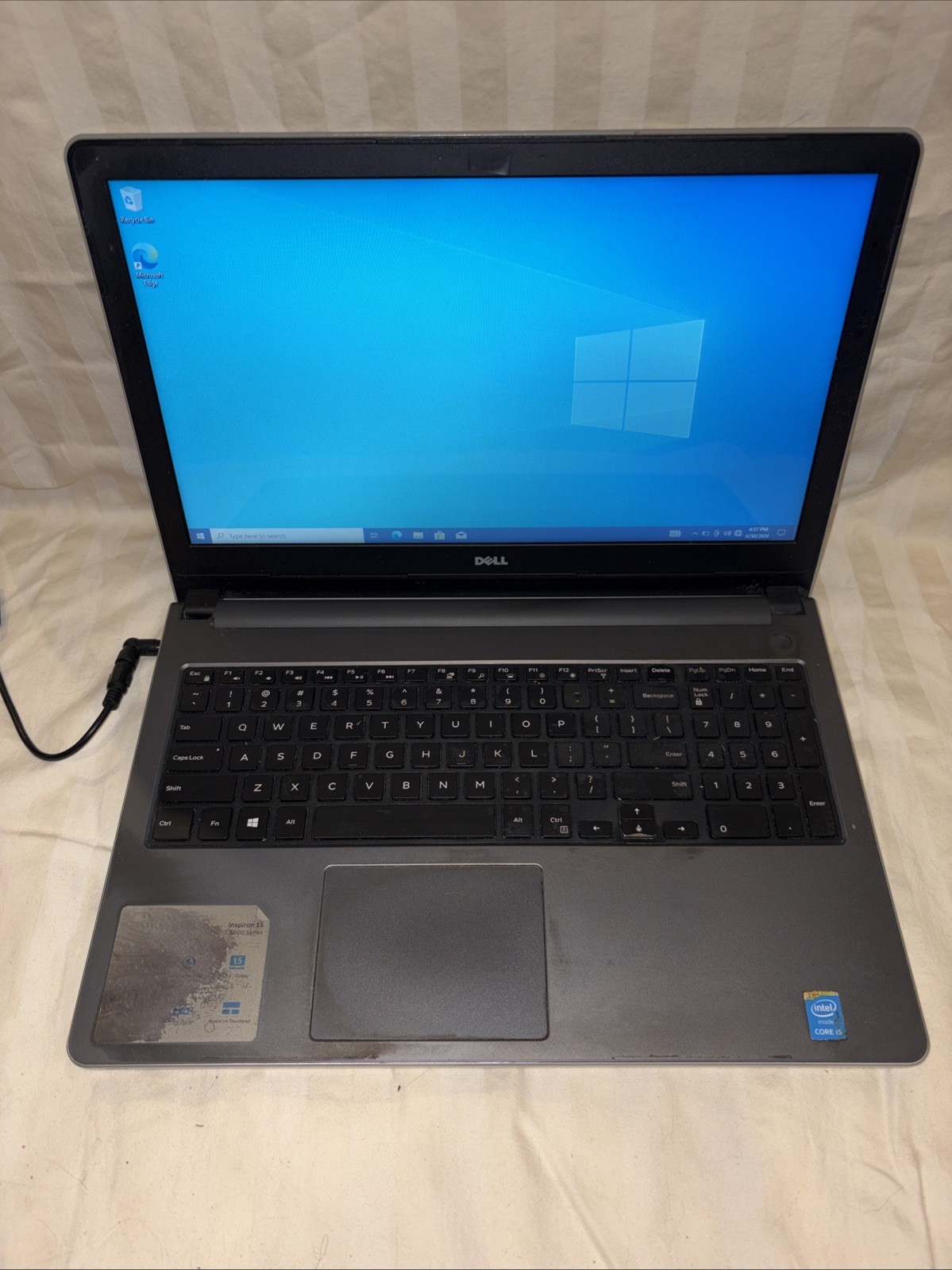Dell Inspiron 15 i5558 15.6″ Notebook – i5-4210U 1.70 GHz, 4 GB, 500 GB, Win 10