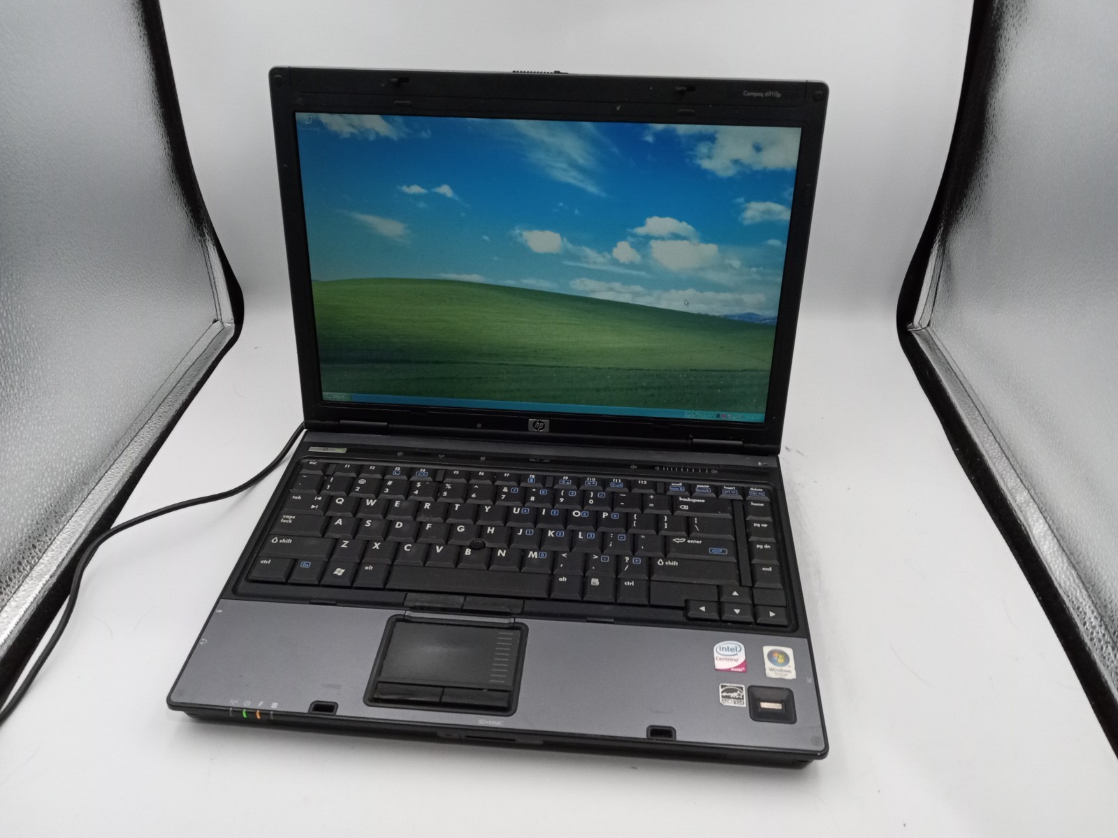 HP Compaq 6910p 14″ Laptop Intel Core 2 Duo 2GB RAM 250GB HDD WinXP – READ -RR