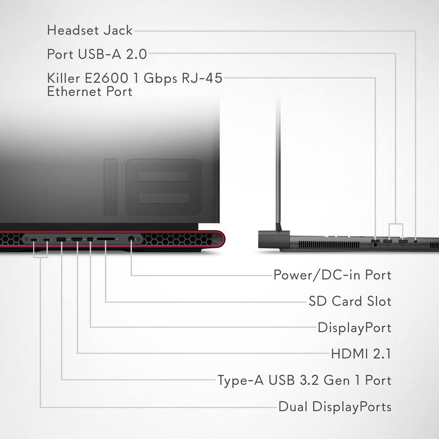 Alienware – m18 18″ 480Hz Gaming Laptop FHD+ – AMD Ryzen 9 7000 Series with 32GB
