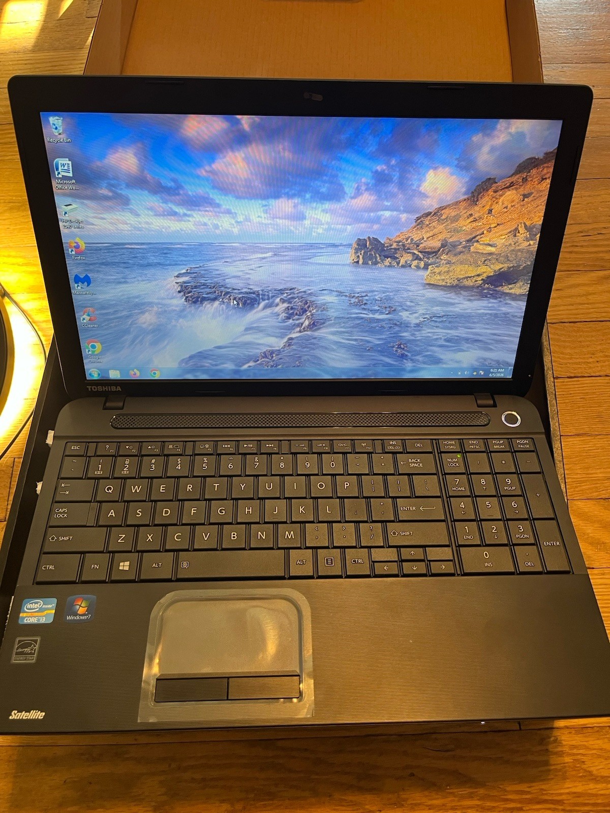 Toshiba Satellite C655D-S5200 15.6″ AMD C-50 1.00 GHz 6GB RAM 500GB HDD