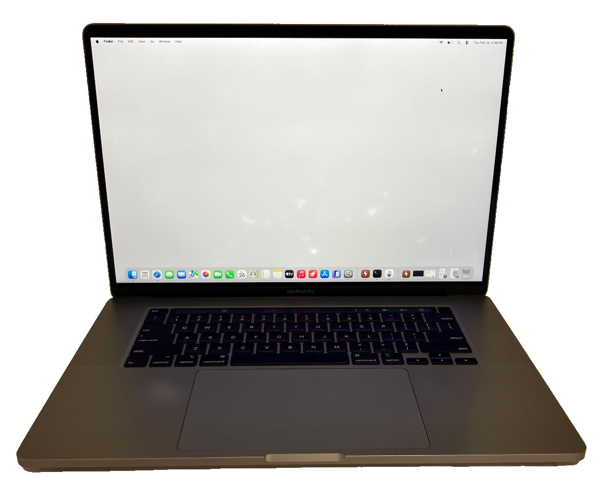 Apple MacBook Pro A2141 16″ AMD Radeon Pro 5500M 2.3GHz Intel i9-9880H 32GB 1TB