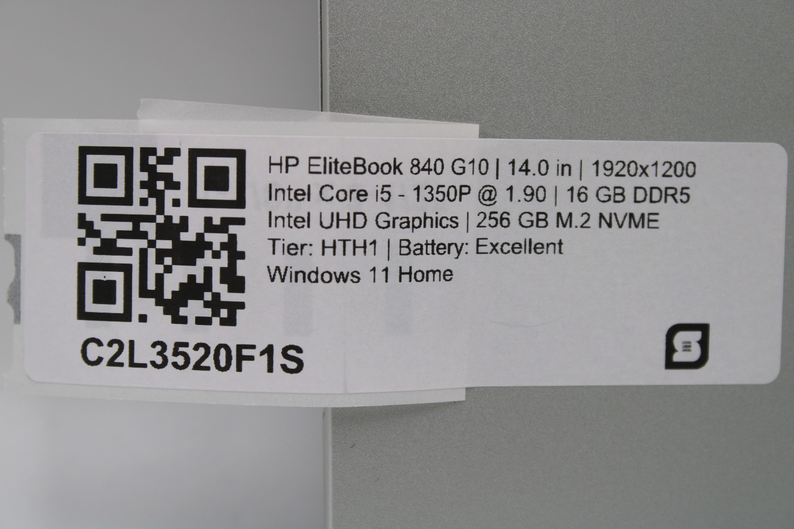 HP EliteBook 840 G10 _ i5-1345U _ 16GB DDR5 _ 256GB SSD _ W11H _ No AC *READ