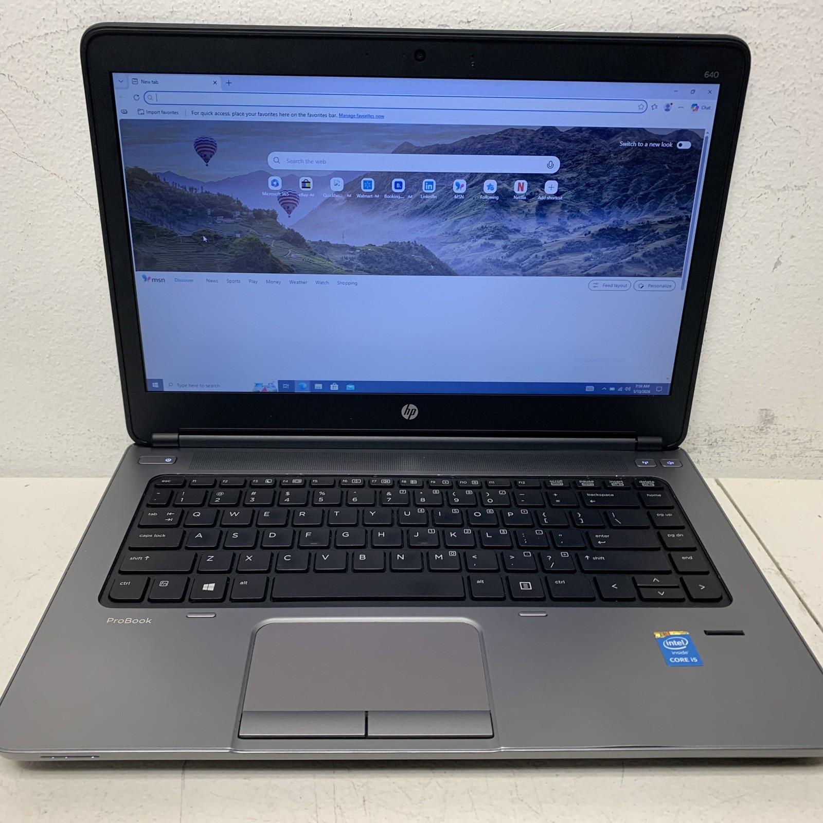 HP ProBook 640 G1 Core i5-4200M 2.50GHz 4GB RAM 500 Gb Hdd Wind 10 Read Descrip