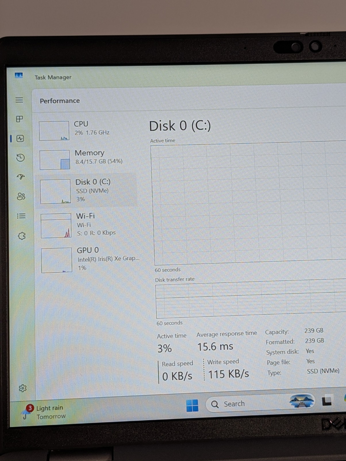 Dell Latitude 5440 14″ i5-1345U 16GB 256GB SSD Win11 Iris Xe Silver