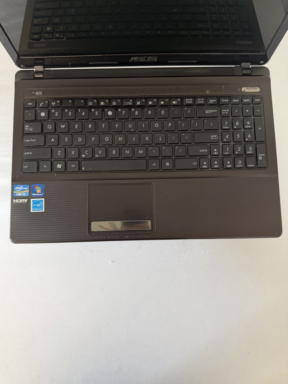 Asus K53E Laptop – Good Screen – Intel i5-2450M – Read Des