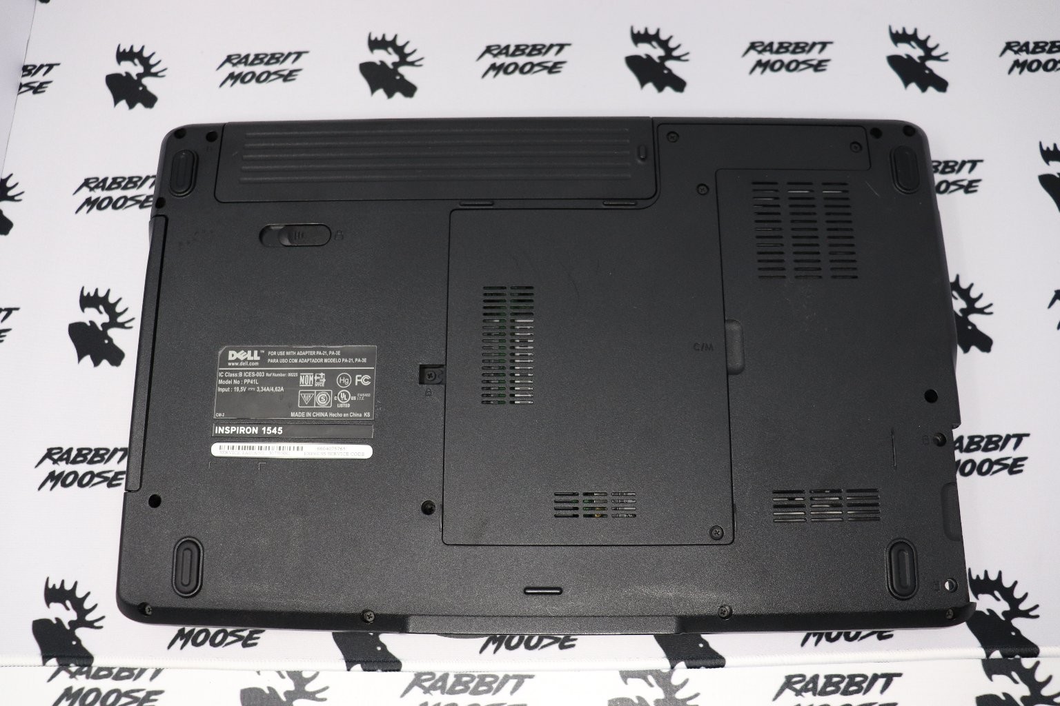 Dell Inspirion 1545 PC Laptop No Power Cord Untested AS-IS DVD CD-RW Drive