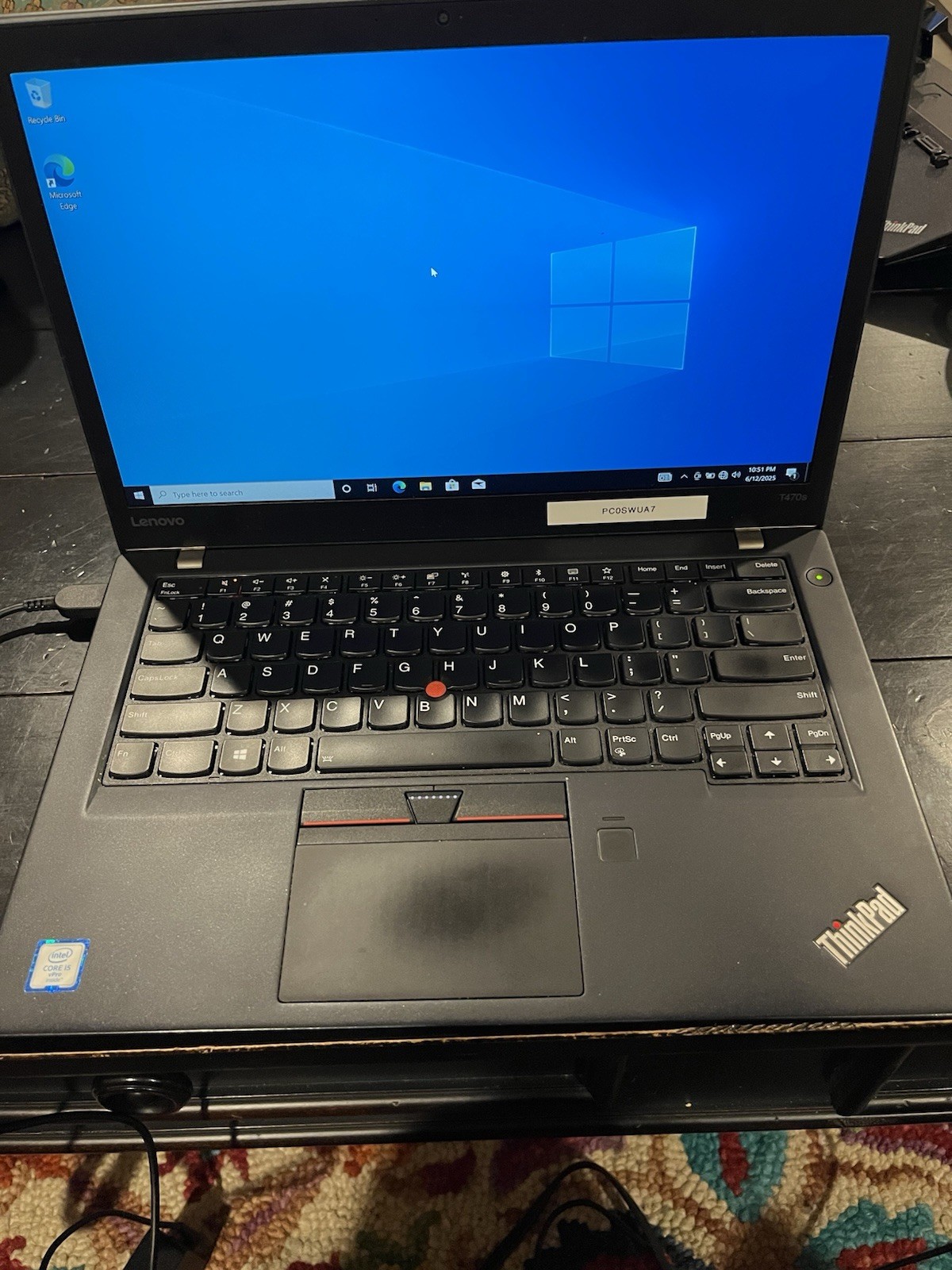 Lenovo ThinkPad T470s 14″ 8GB RAM 256GB Win10 Charger Included