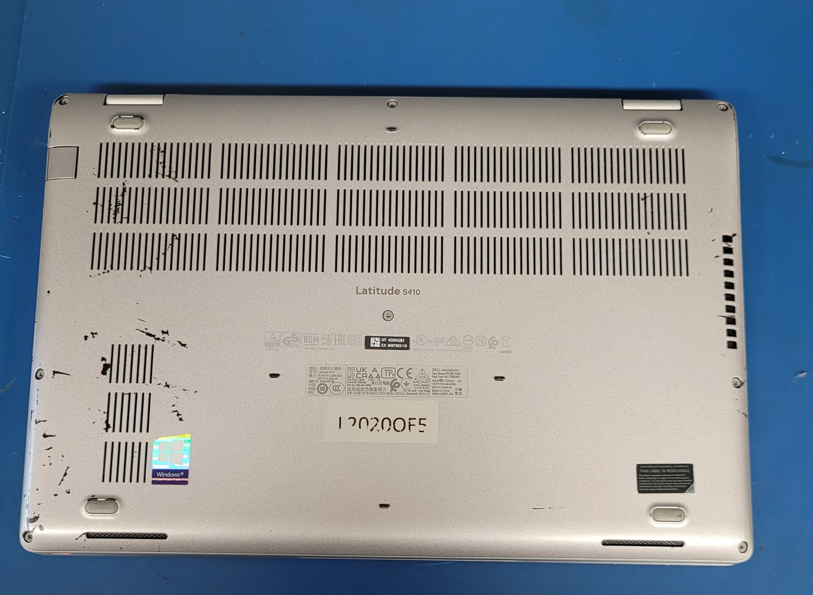 Dell Latitude 5410 Intel i5-10310u @1.70GHz / 4 GB RAM/ No HDD – No Charger