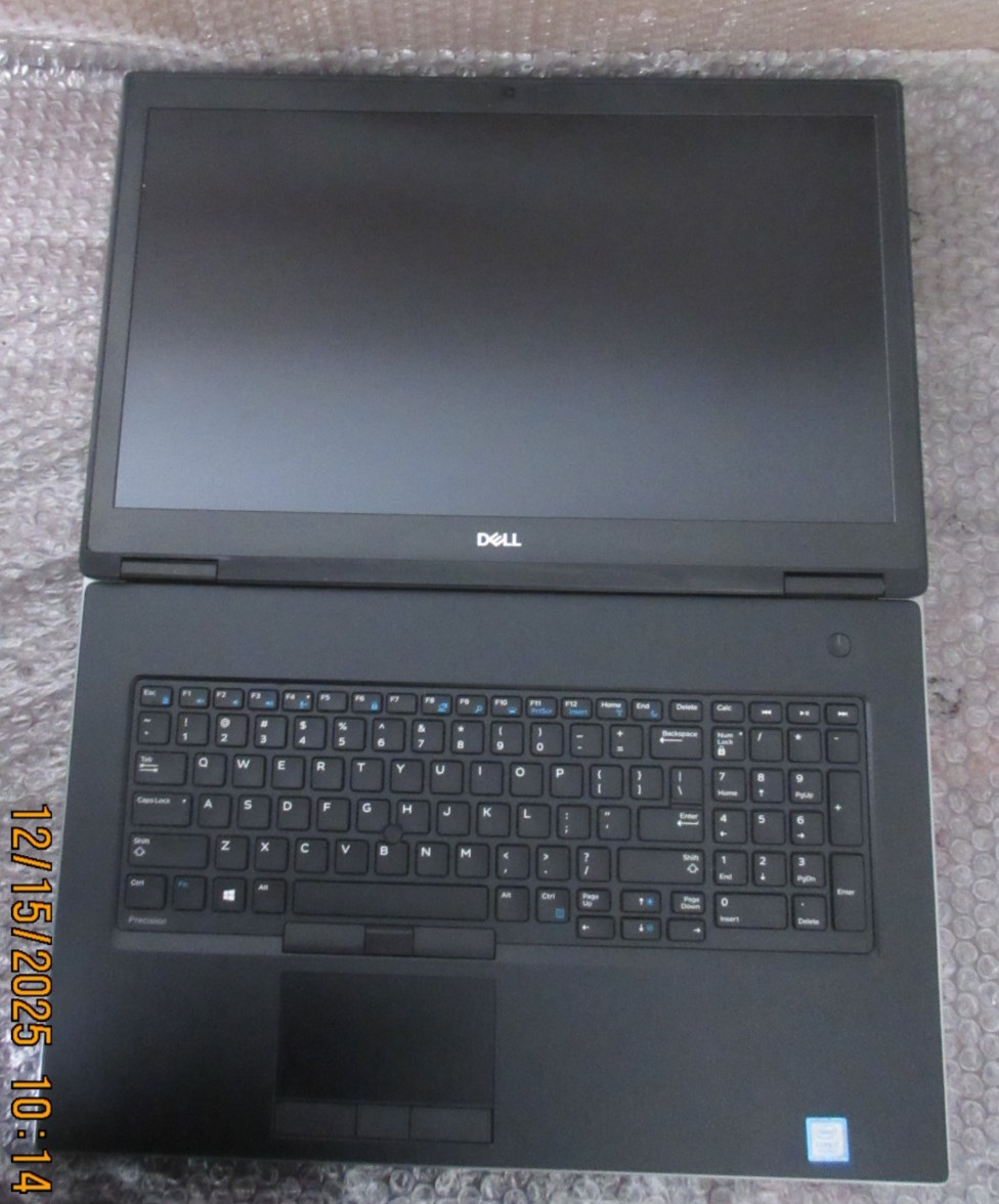 DELL PRECISION 7730 I5-8300H @ 2.30GHz 16GB RAM 512GB SSD WIN11P 17” LAPTOP.