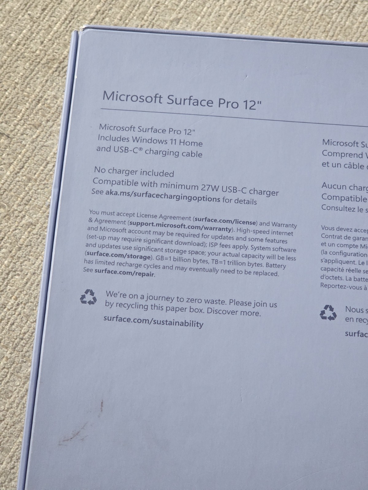 Microsoft Surface Pro 12” 2025 Snapdragon X Plus 16GB RAM 512GB SSD Violet Touch