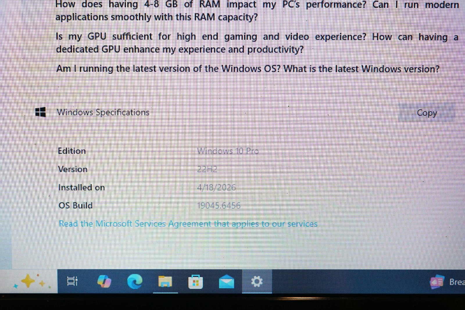 Active 22H2 WIN10 PRO Toshiba P755-S5387 Gen2 i7@2.20GHz,6GB RAM,720GB HDD