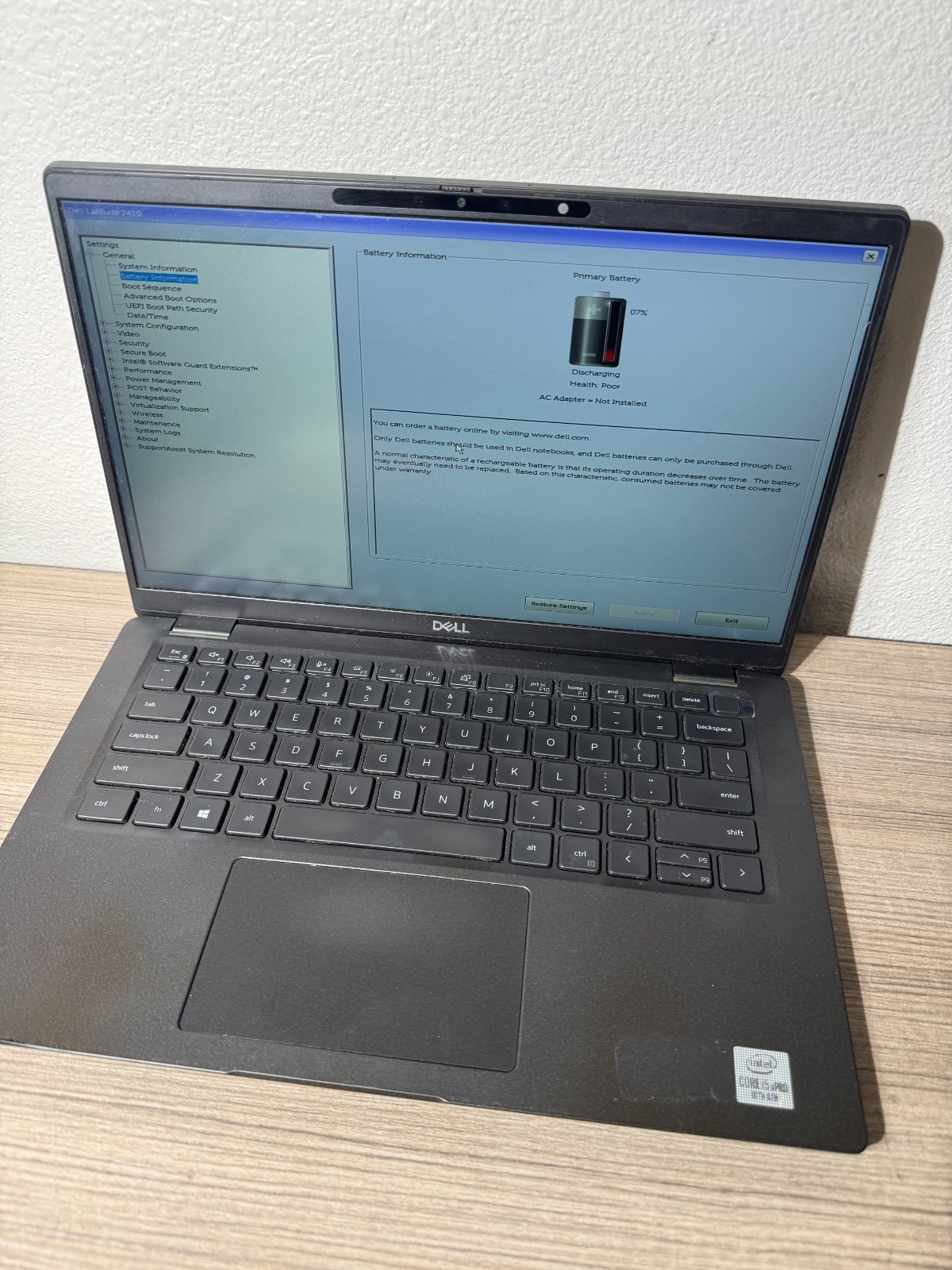 [Lot 3] Dell Latitude 7410 [i5-10310U, 16GB RAM, 256GB NVMe] NoOS ScreenDMG