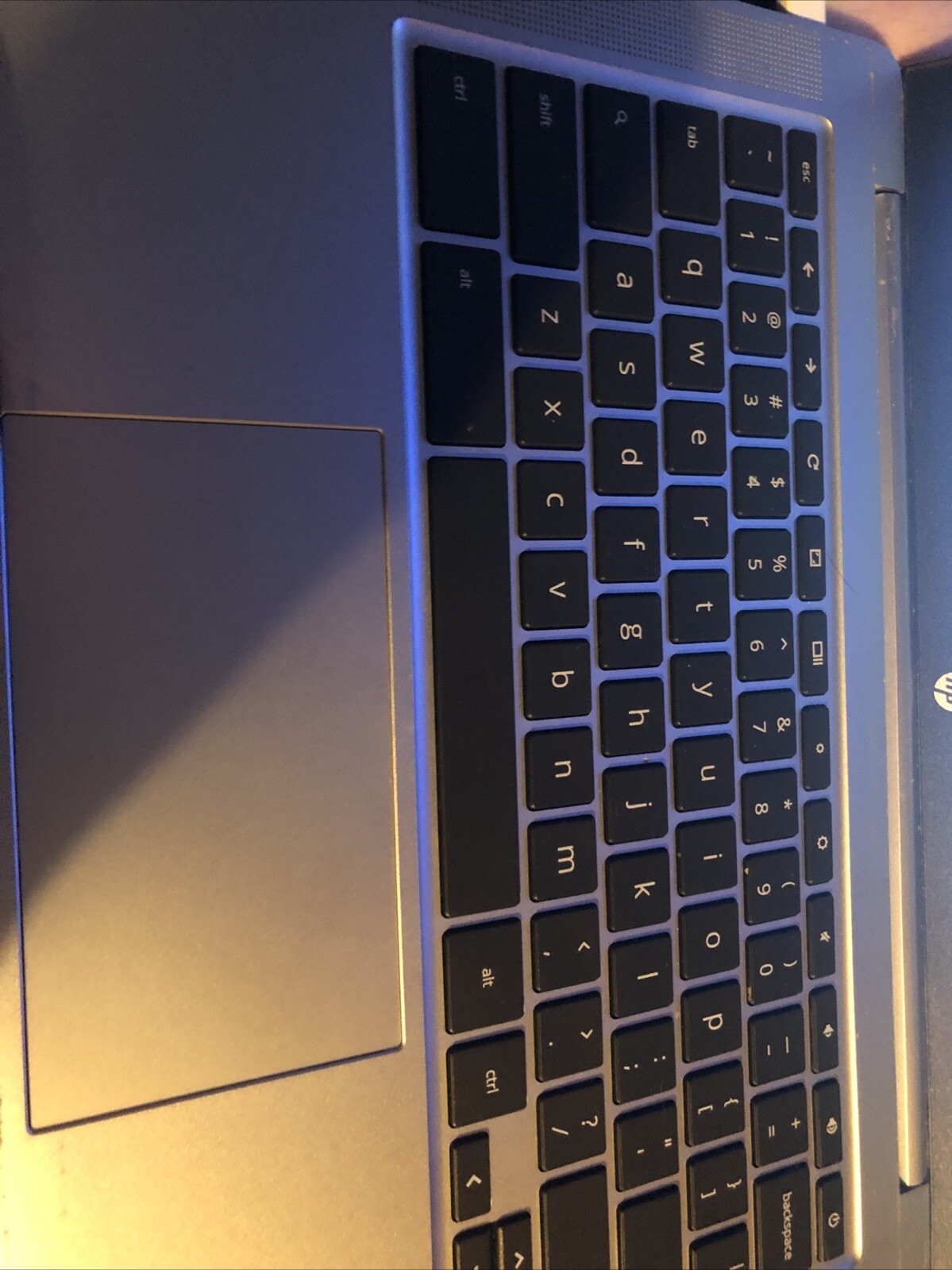 HP Grey Laptop Good Condition No Charger Type C, Used,Model 14a-na0031wm.