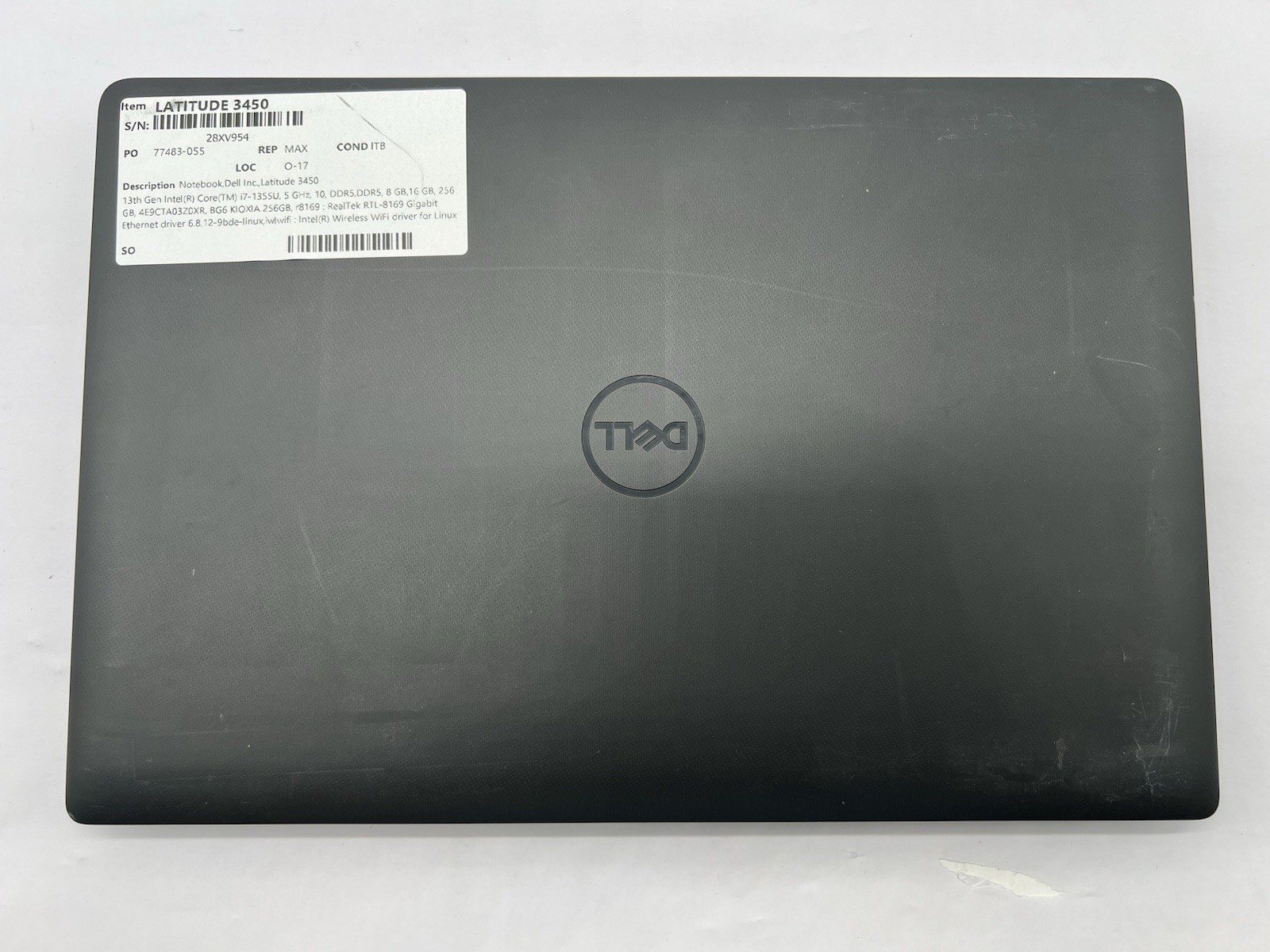 Dell Latitude 3450-i7-1355U-4.35GHz-24GB RAM-256GB NVMe-No OS/AC-100% Battery