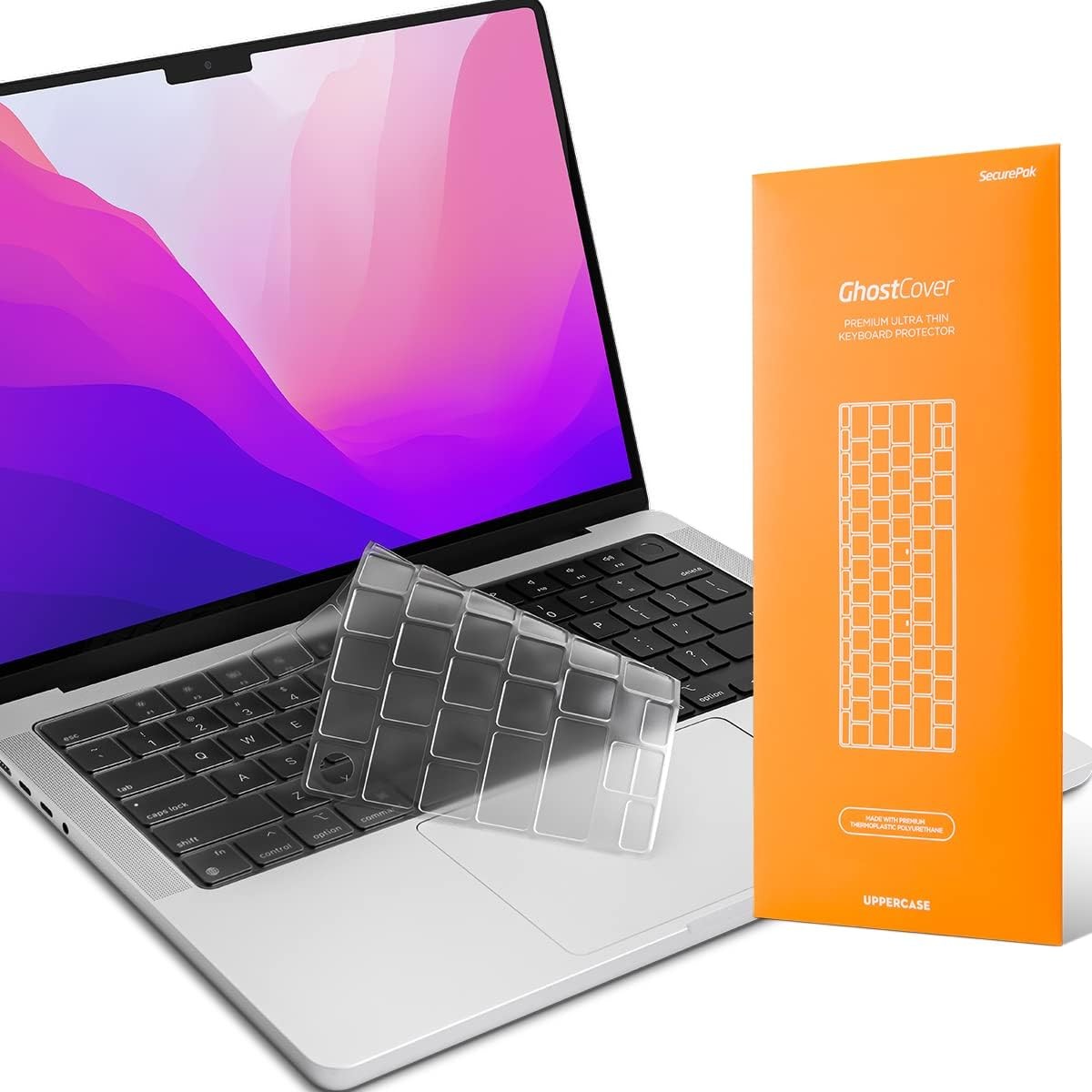 GhostCover Original Premium Ultra Thin Keyboard Cover for MacBook Pro 14″/16″