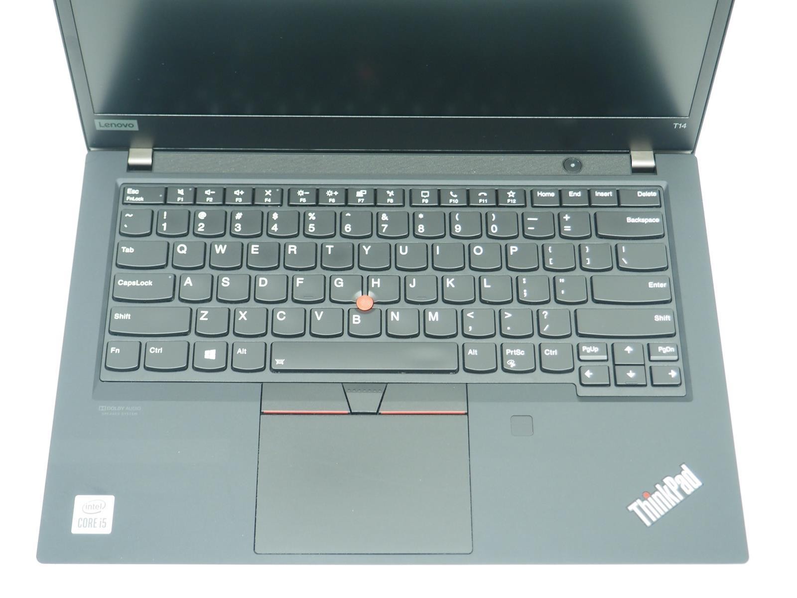 LENOVO THINKPAD T14 GEN 1 Intel Core i5-10210U 1.60GHz 8GB RAM 256GB Grade B