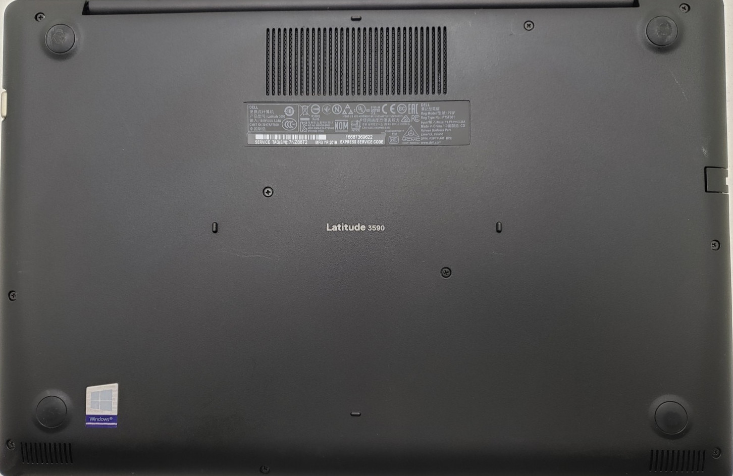 Dell Latitude 3590 Intel i5-8250U 16GB RAM 256GB SSD 15.6″ Win 11 Pro Laptop PC.
