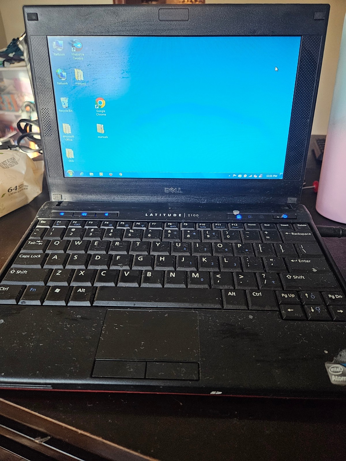 Dell Notebook – 2100 , 80 GB HDD ,2 GB Ram