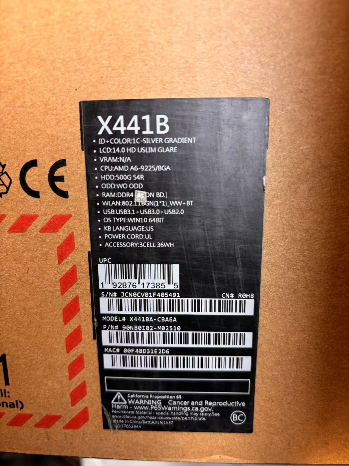 ASUS Laptop 6-Pack Bundle T200T *2 & X441B *3 & C423– Fault: Unable to Power On
