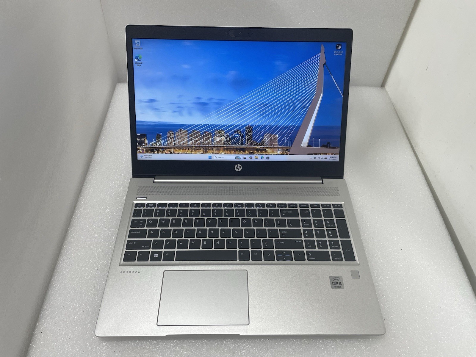 HP Probook 450 G7 256gb SSD Win 11 i5-10210u Quad Core 2.11ghz 8gb RAM Webcam 3