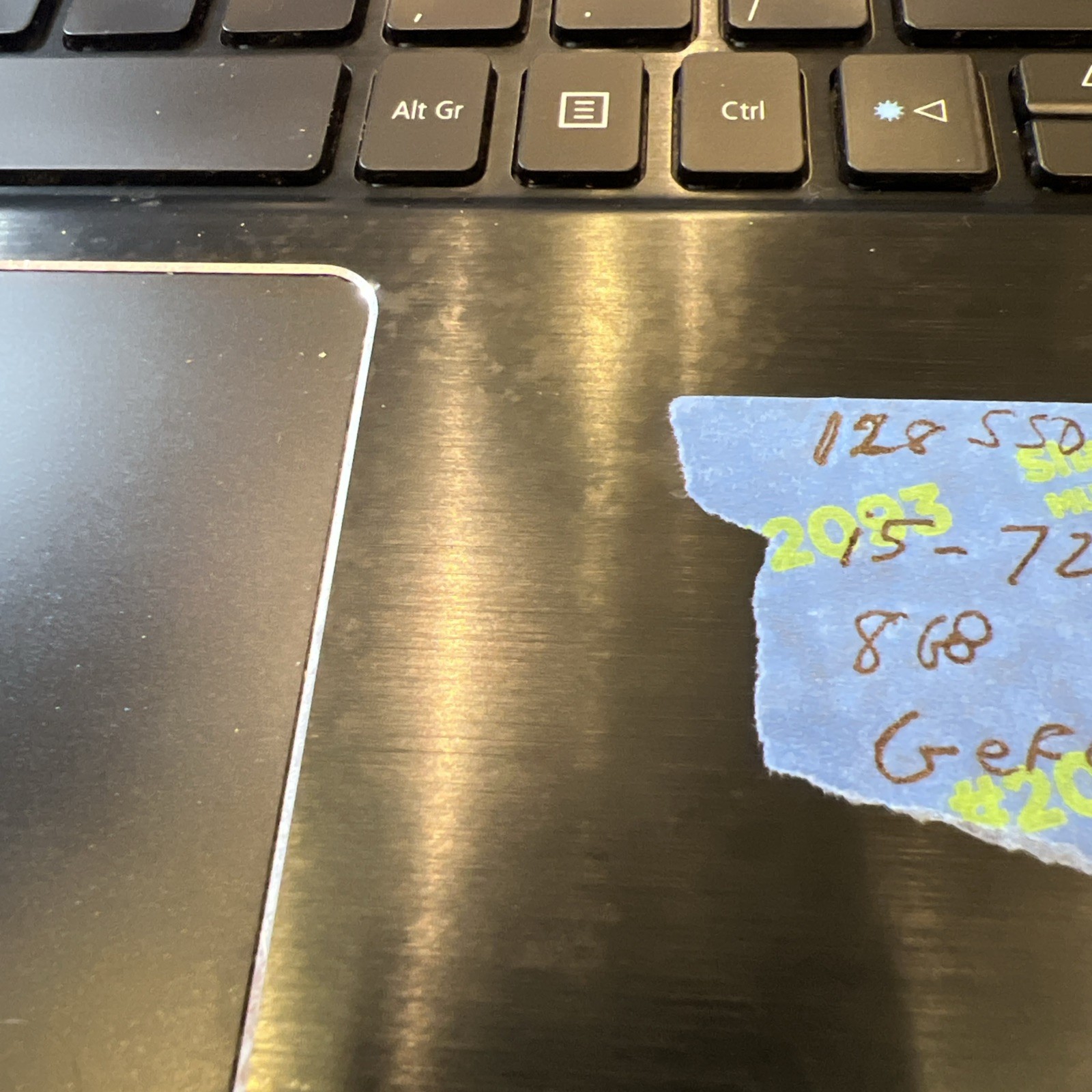 Acer Aspire E5-575G 128GB SSD, I5-7200U, 8GB, Nvidia GeForce 940MX 2GB