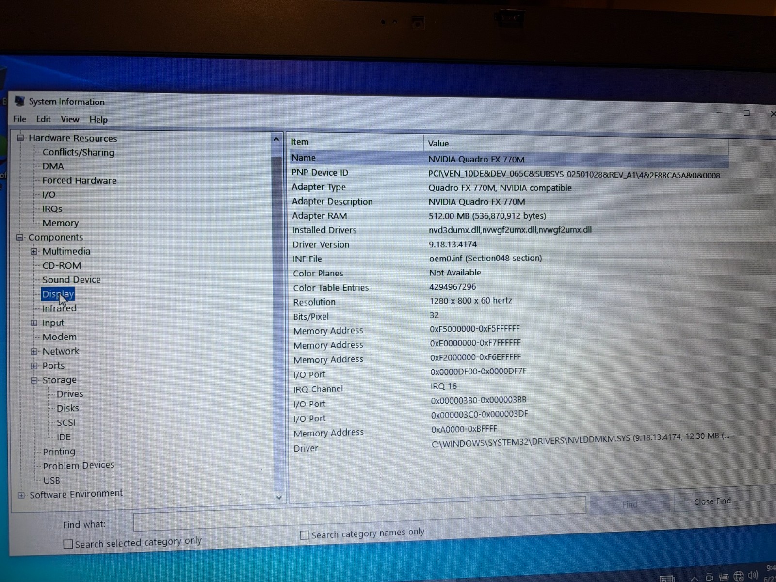 DELL PRECISION M4400 Laptop Intel CORE2 DUO T9900 3.06GHz 4GB RAM 250GB HDD