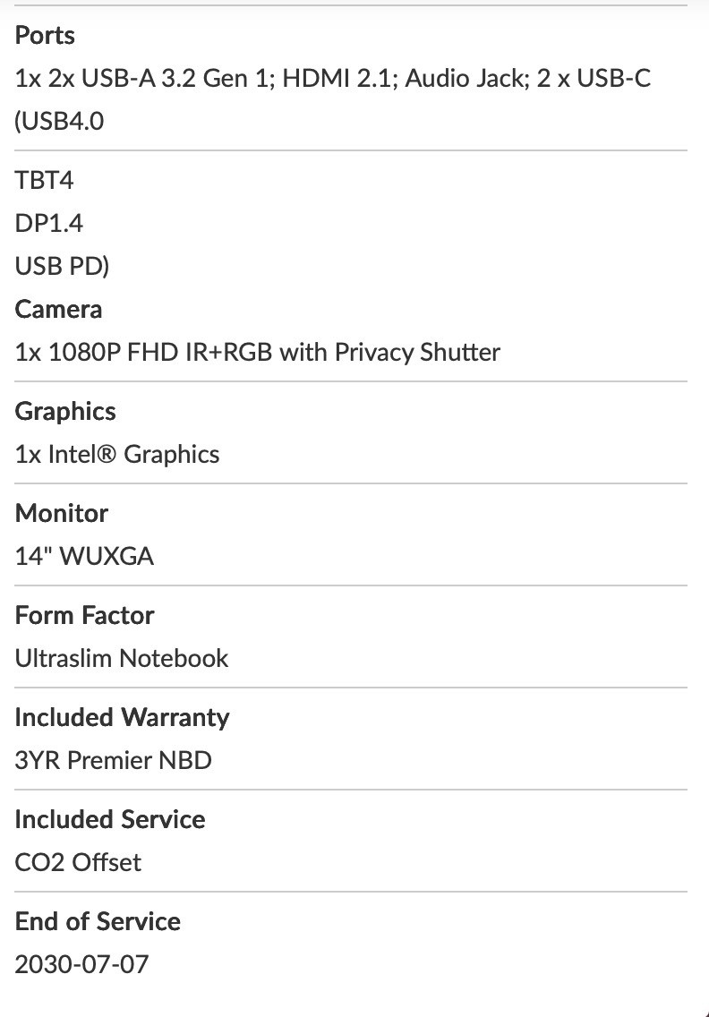 Lenovo ThinkPad X1 Carbon Gen 12 – Intel Core Ultra 7 165U – 32GB RAM– 512GB SSD