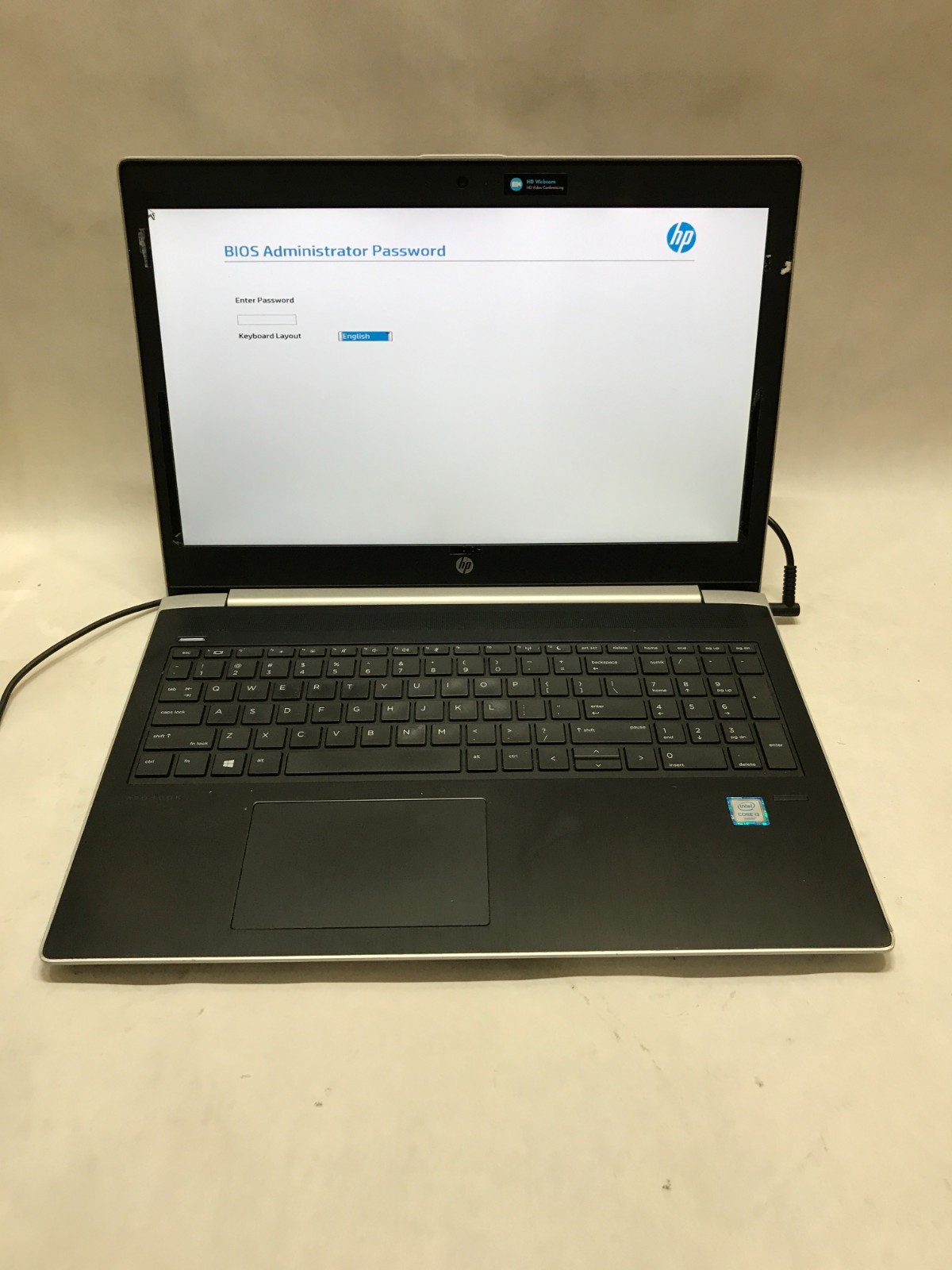 HP ProBook 450 G5 15″ Intel Core i3 NO RAM NO SSD/OS For Parts BIOS LOCKED – DW