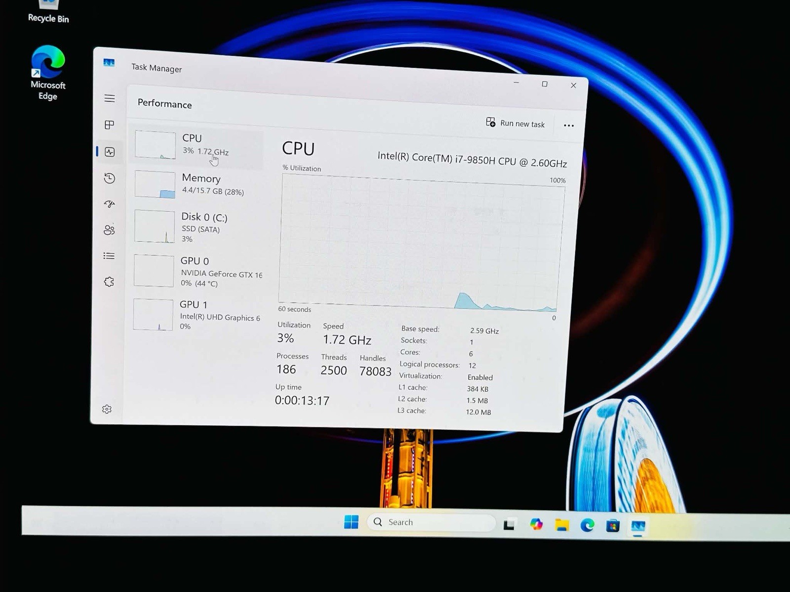Lenovo ThinkPad X1 Extreme 2nd 15.6in i7-9850H 16GB 500GB GTX 1650 W11 Pro