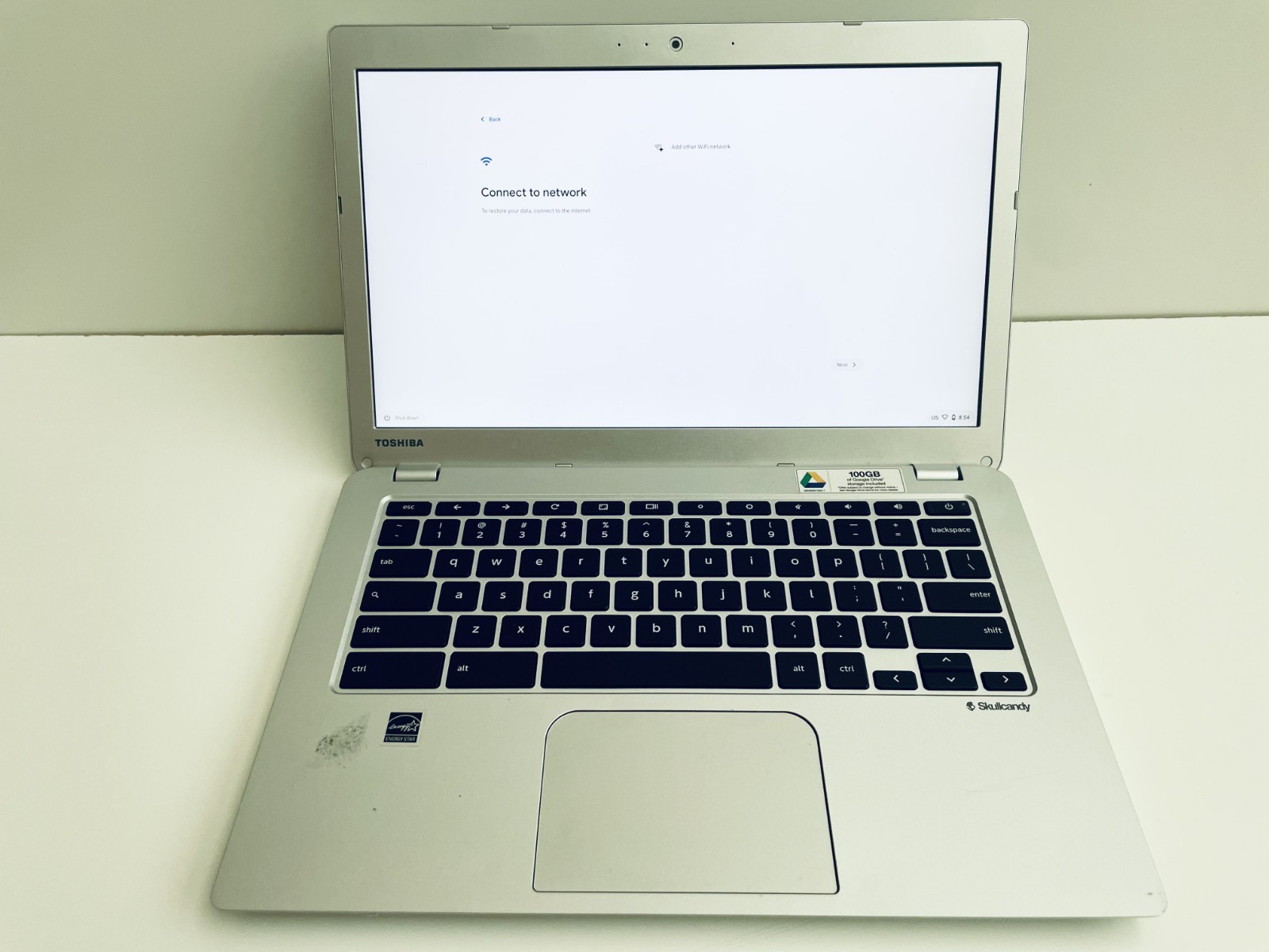 Toshiba Chromebook 2 CB35‑B3340 13.3” Intel Celeron 4GB Chrome OS – Used