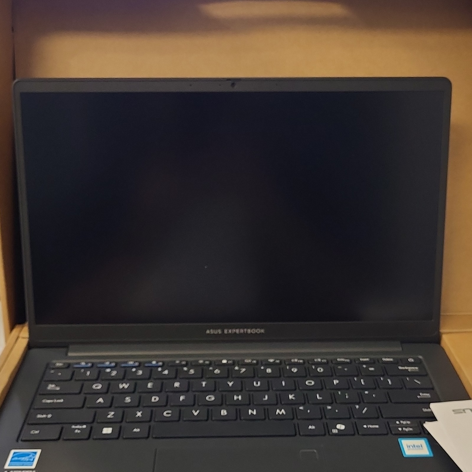 ASUS ExpertBook Laptop Black Intel Integrated Graphics HDMI USB