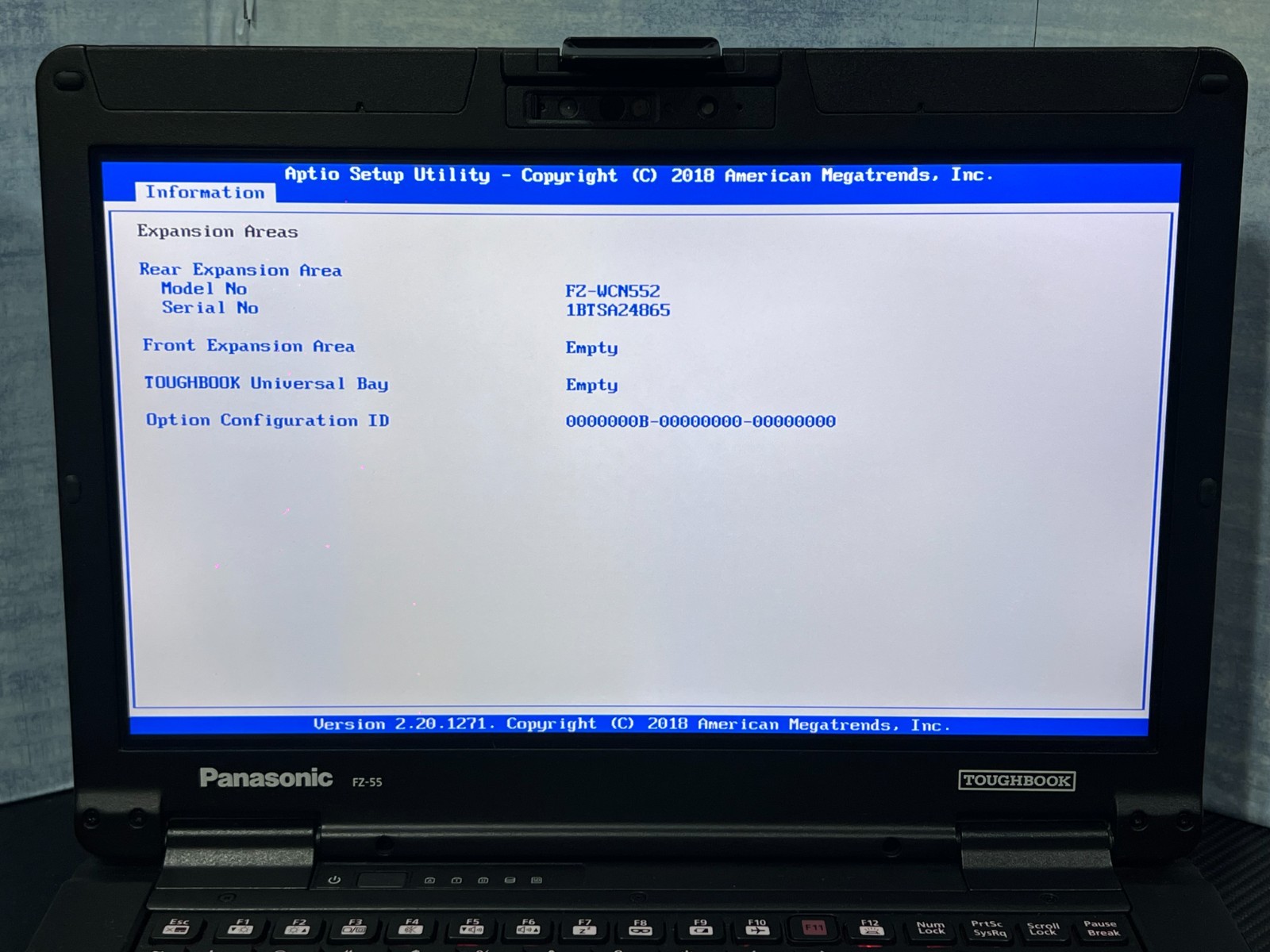 FZ-55C262CVM i5-8365U, 512GB NVMe OPAL,16GB Mem,VGA,HDMI, GPS, Touchscreen,Win11