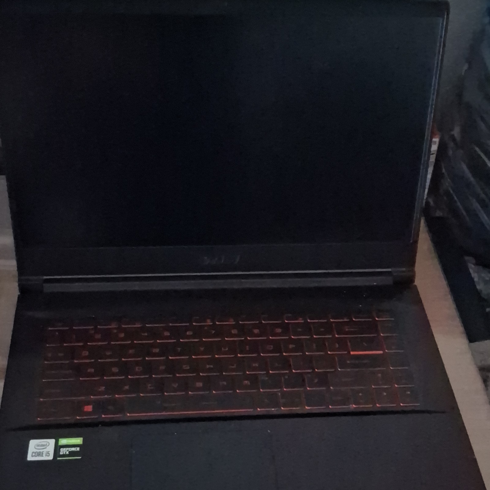 MSI Gaming Laptop Intel Core i5 NVIDIA GeForce GTX Black Backlit Keyboard