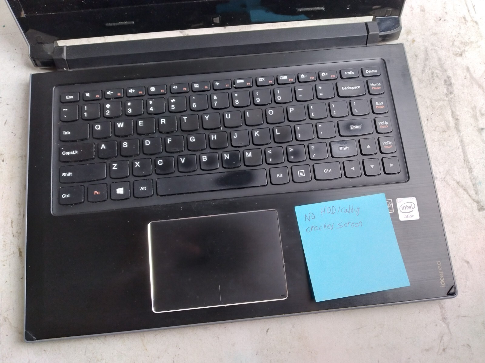 Lenovo IdeaPad FLEX 14 (80C4) w/Celeron 2955U, 4GB RAM, Cracked Screen Laptop