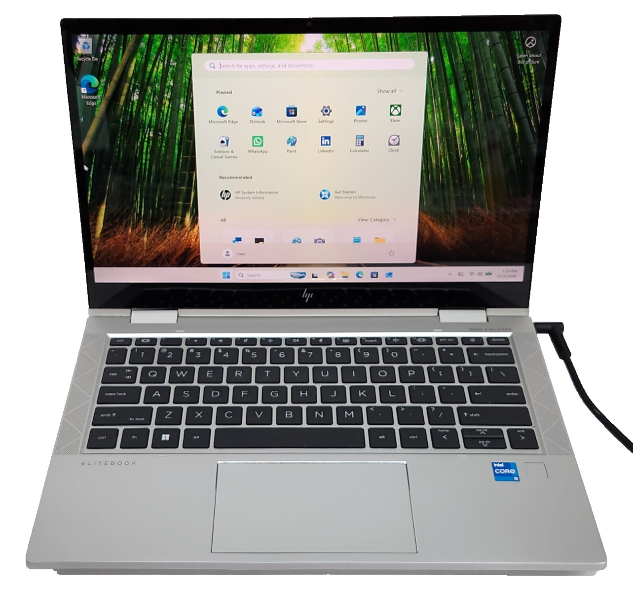 HP EliteBook x360 830 G8 i5-1135G7 16GB 256GB SSD Webcam Backlit FHD Touch Sp1