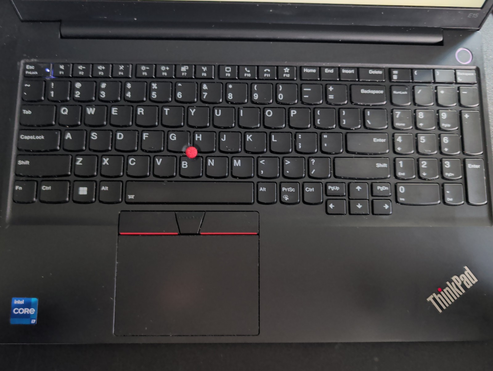 Lenovo ThinkPad E15 Gen 2, i7-1165G7, 8GB RAM, NO HDD/OS, AC, Good Battery