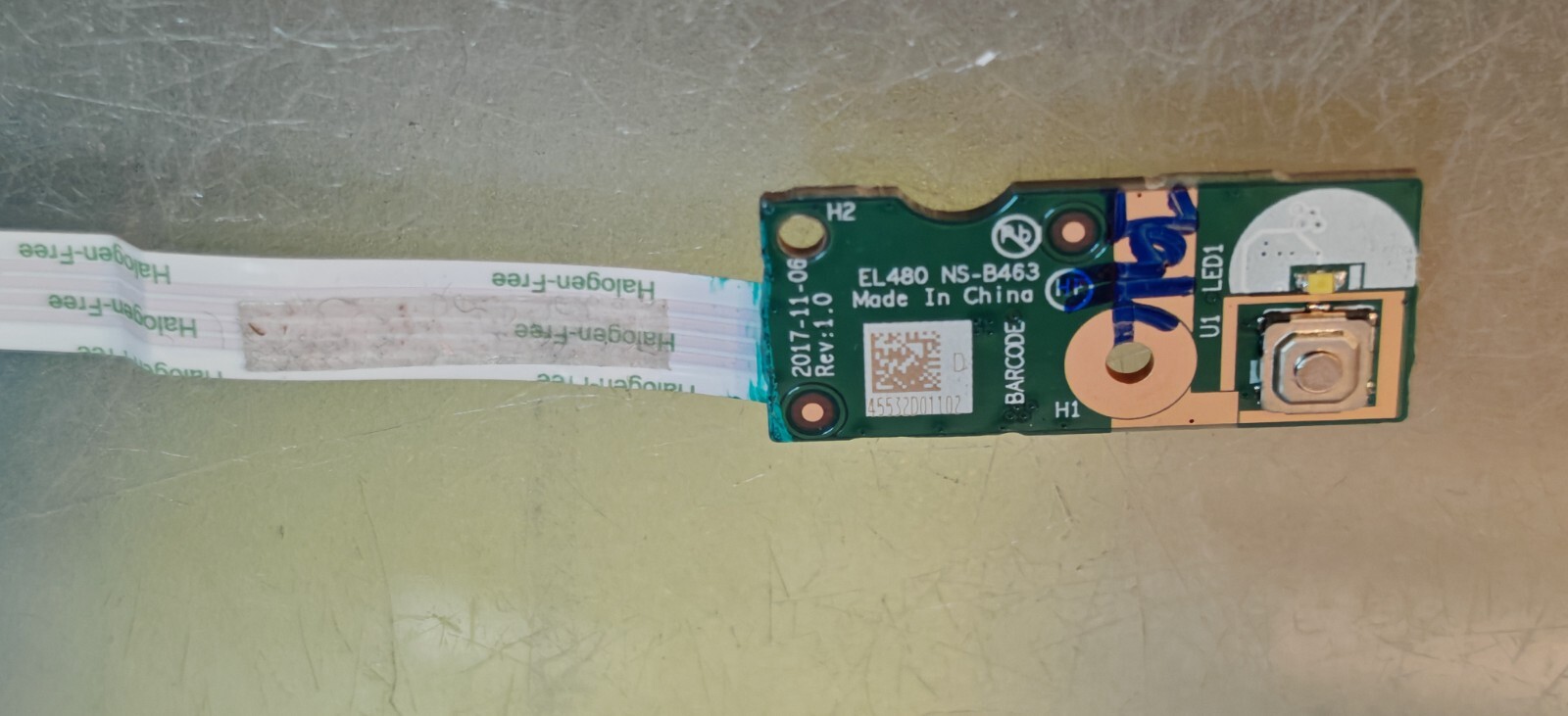 LENOVO THINKPAD L480 L490 POWER ON POWER CARD LS-B463