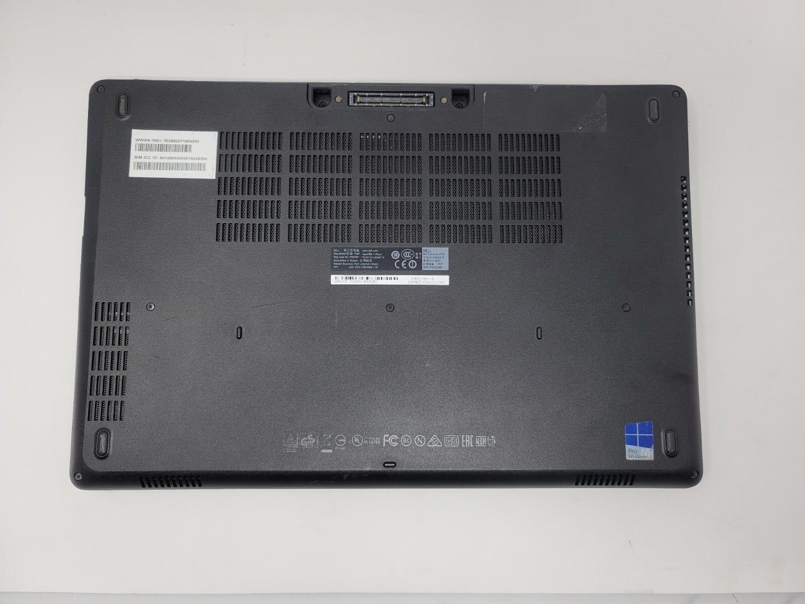 Dell Precision 3510 HD 15.6 Intel Xeon E3-1505M V5 No RAM/No HDD No OS For Parts