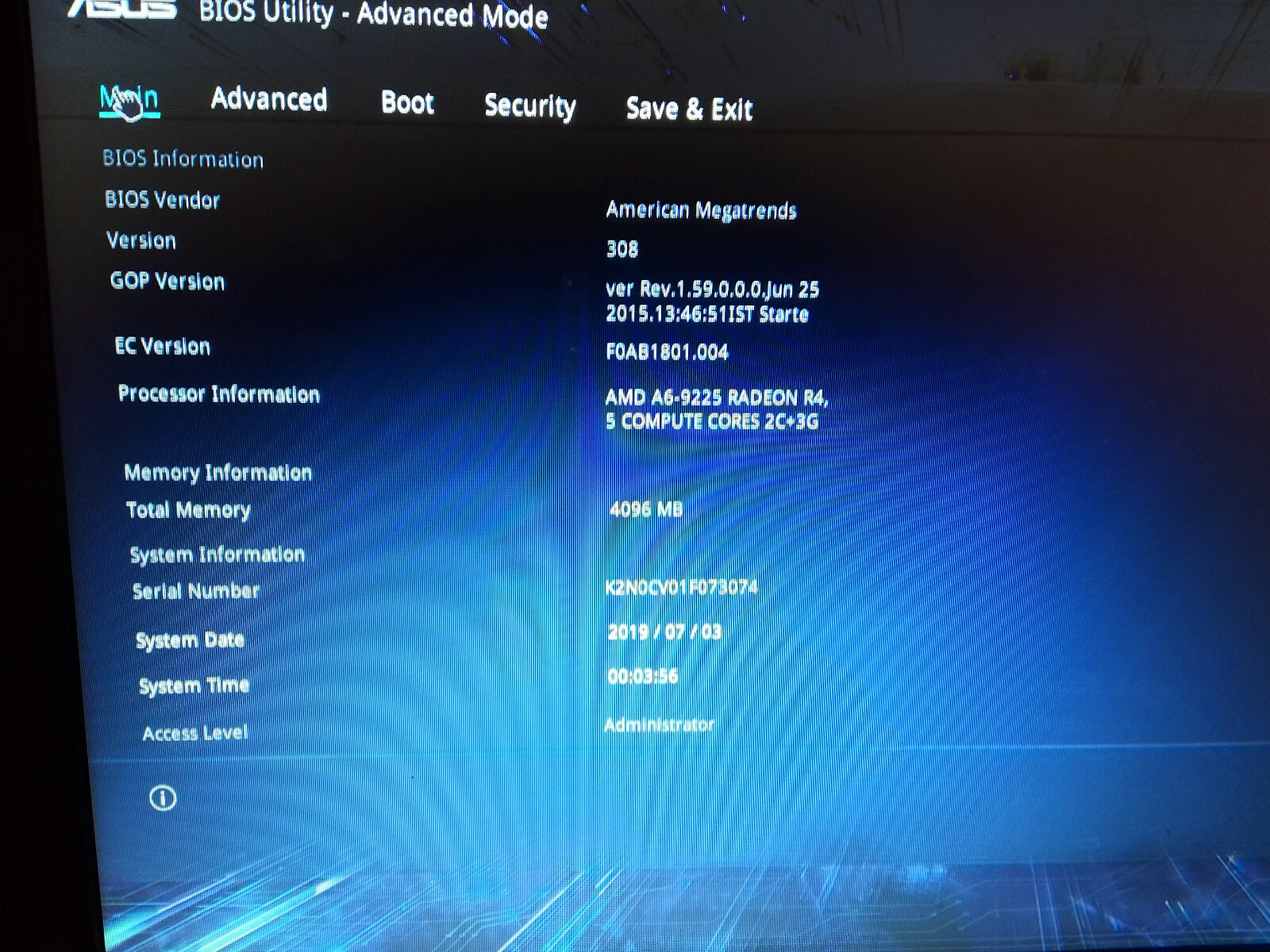 ASUS X441BA 14″ 500GB HDD, AMD A6-9225, 2.6GHz, 4GB RAM Radeon R4 Laptop, Silver