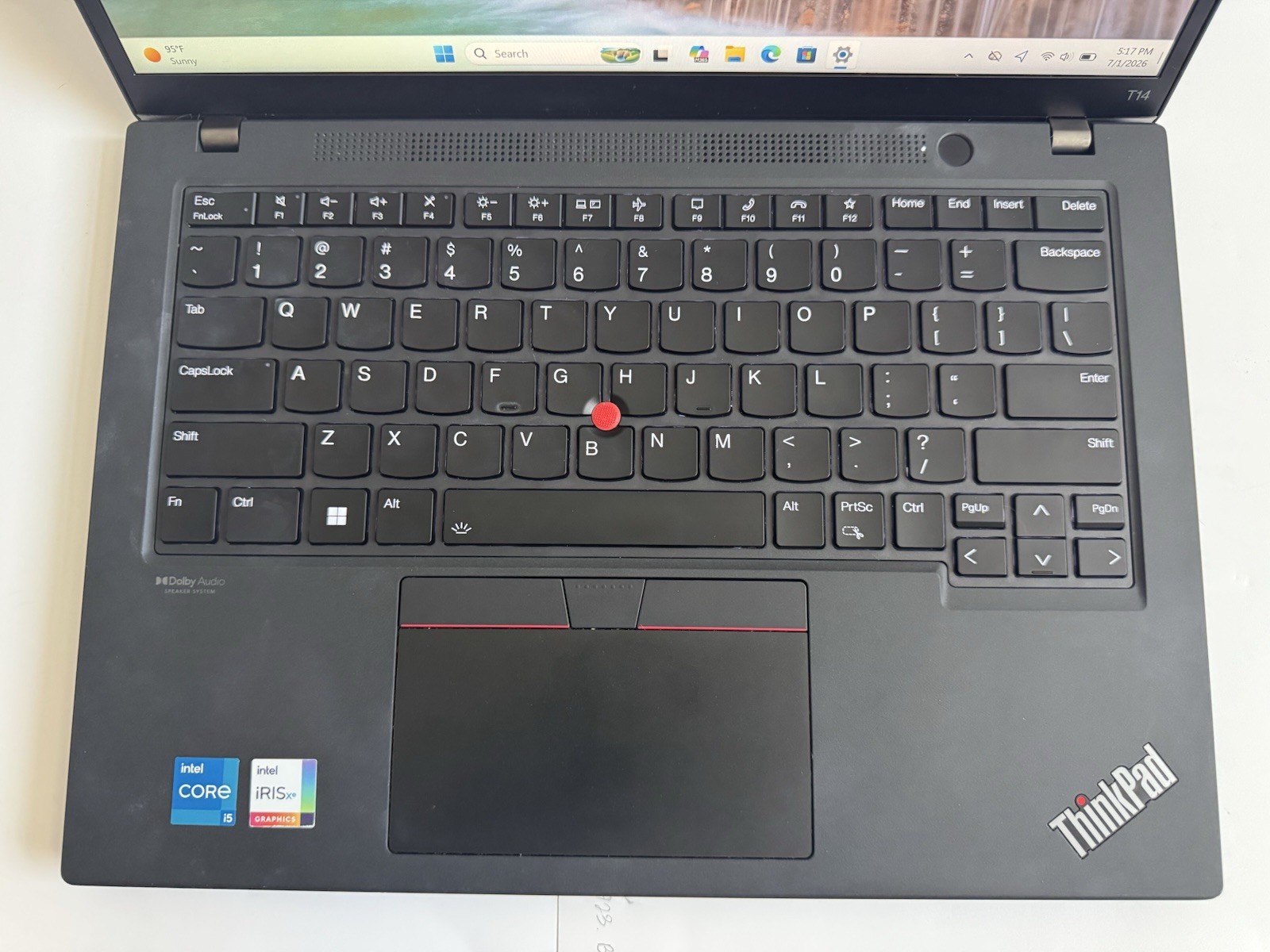 Lenovo ThinkPad T14 Gen 3 14″ WUXGA i5-1235U 16GB RAM 256GB SSD Win 11 Pro