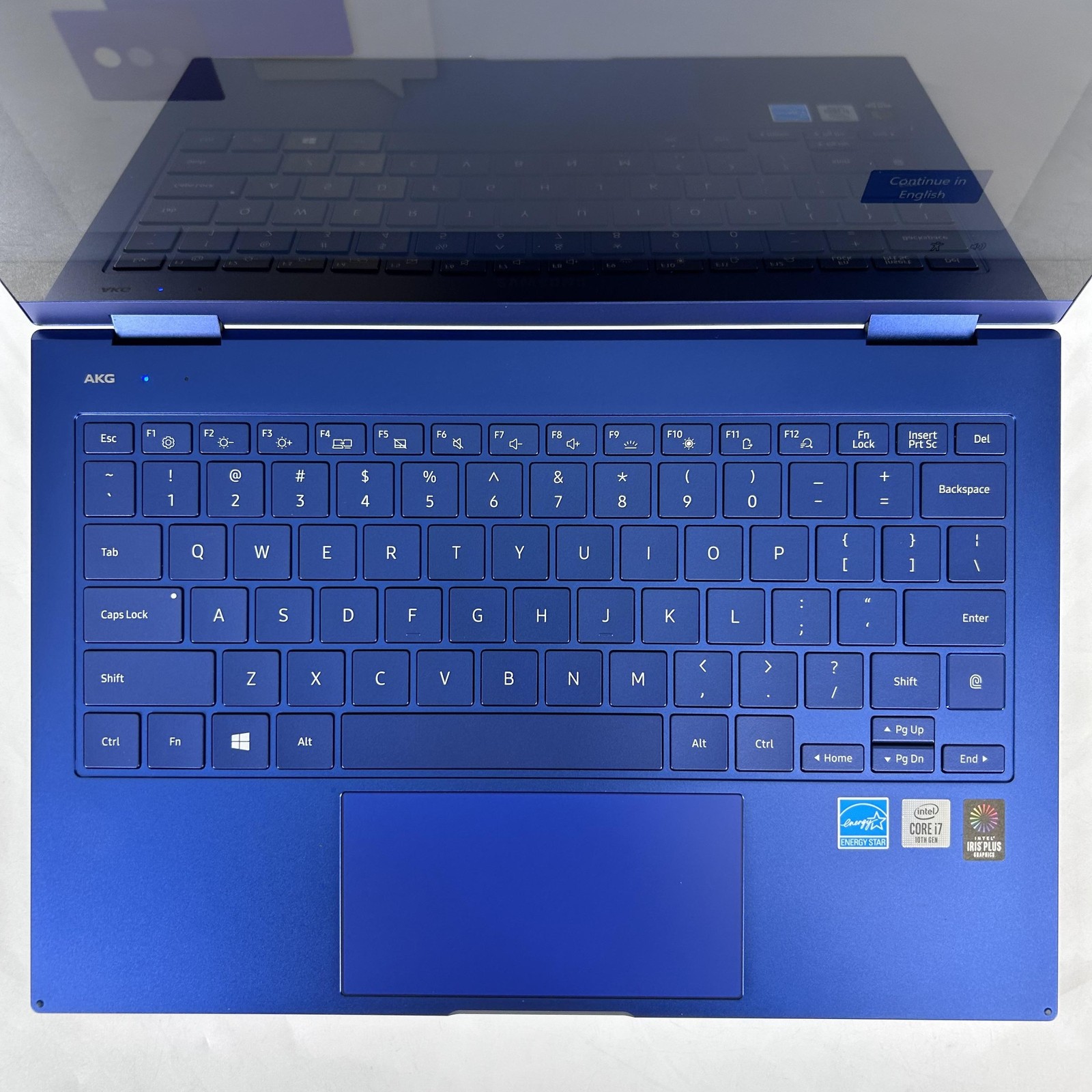 Samsung Galaxy Book Flex 13.3 Blue i7-1065G7 1.30GHz 8GB 512GB SSD LCD BLEED