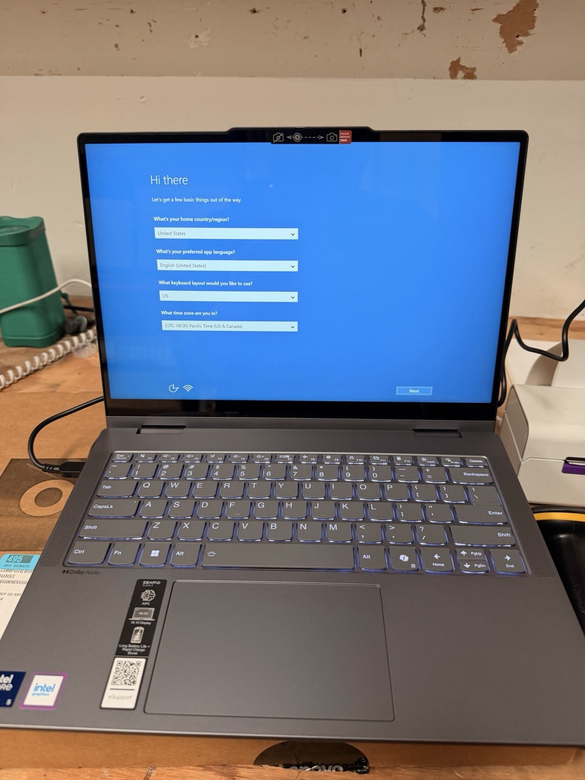 Lenovo IdeaPad 5 2-in-1 14″ Touch Core Ultra 5 8GB LPDDR5 512GB SSD Luna Grey