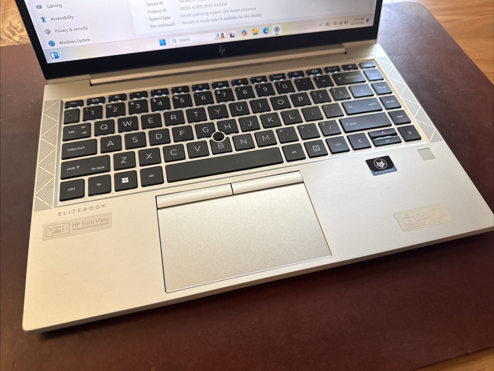HP EliteBook 845 G8 14in – AMD Ryzen 7 PRO 5850U – 16GB RAM 256GB SSD – SureView