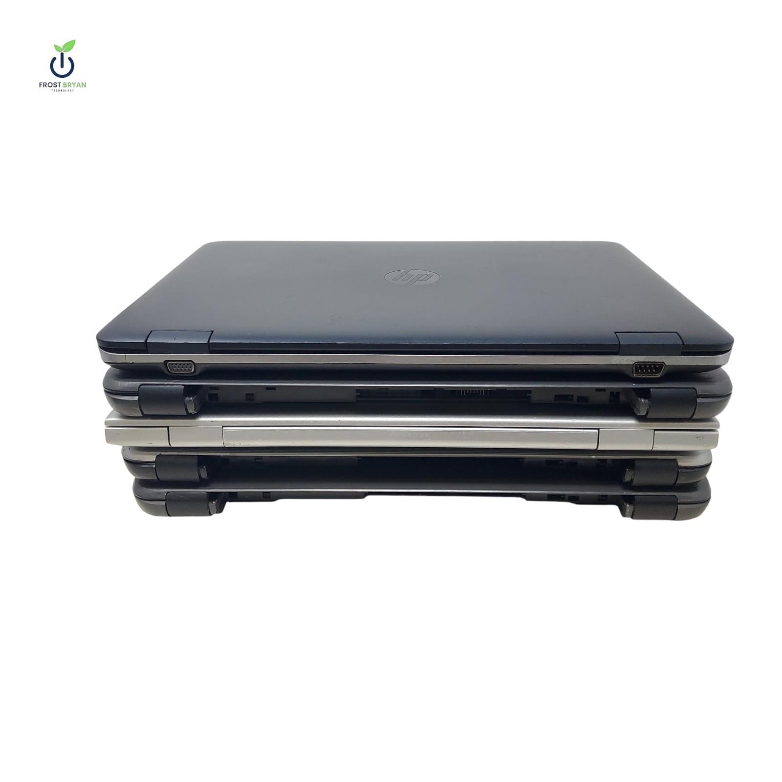 Lot of 5 HP PROBOOK 650 G3/G5, 250 G5, 15-AY068NR, 8GB 256/512GB No OS Grade C/D