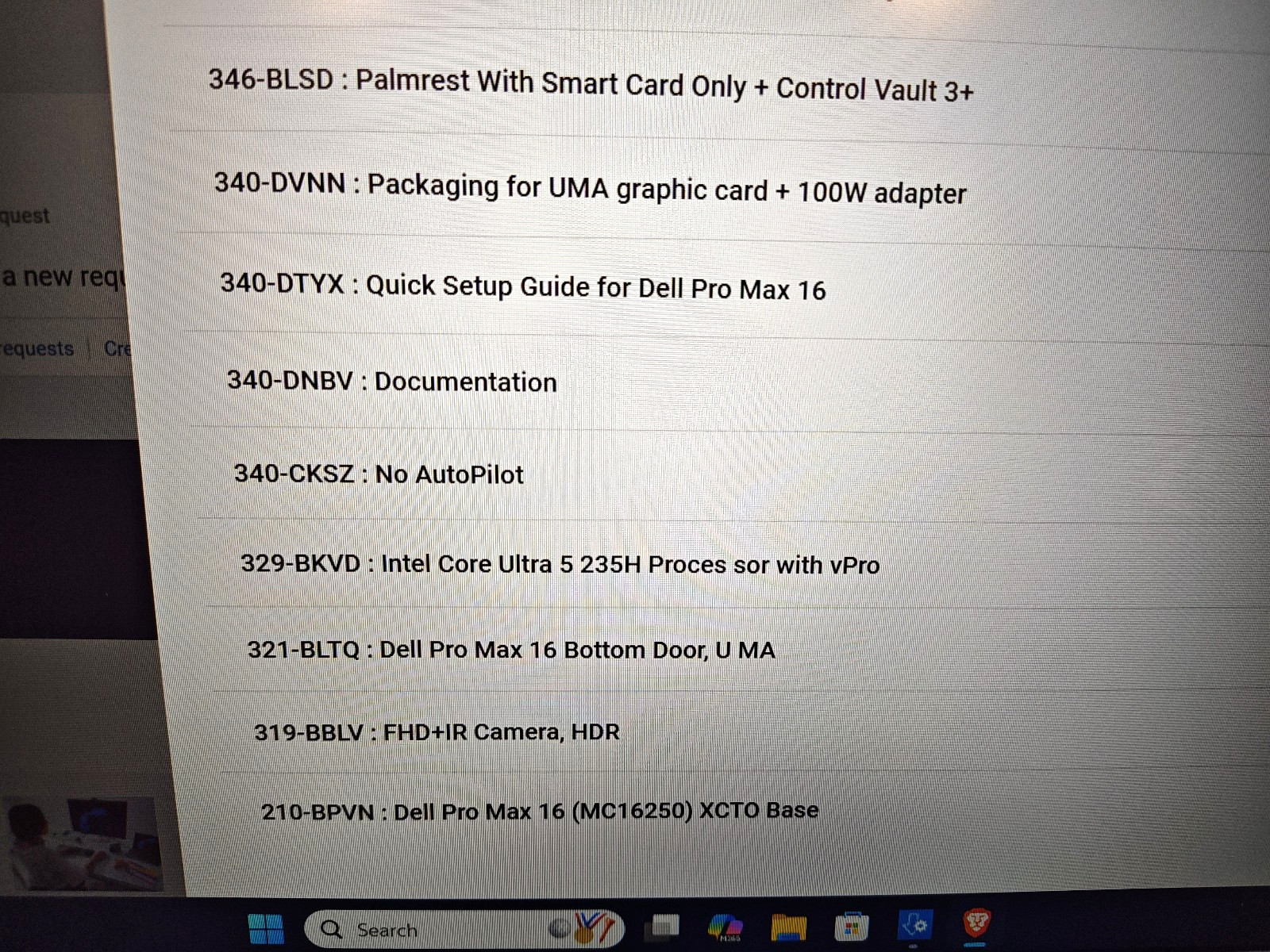 Dell Pro Max 16 MC16250 (Touch) — Ultra 5 235H / 32GB RAM / 512GB SSD