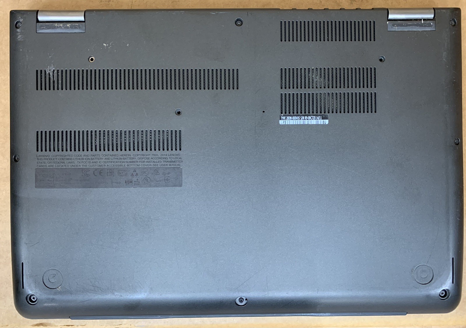 Lenovo ThinkPad Yoga 14” Intel Core i5-4210U@1.70GHz 8GB DDR3 RAM NO HDD/SSD/OS