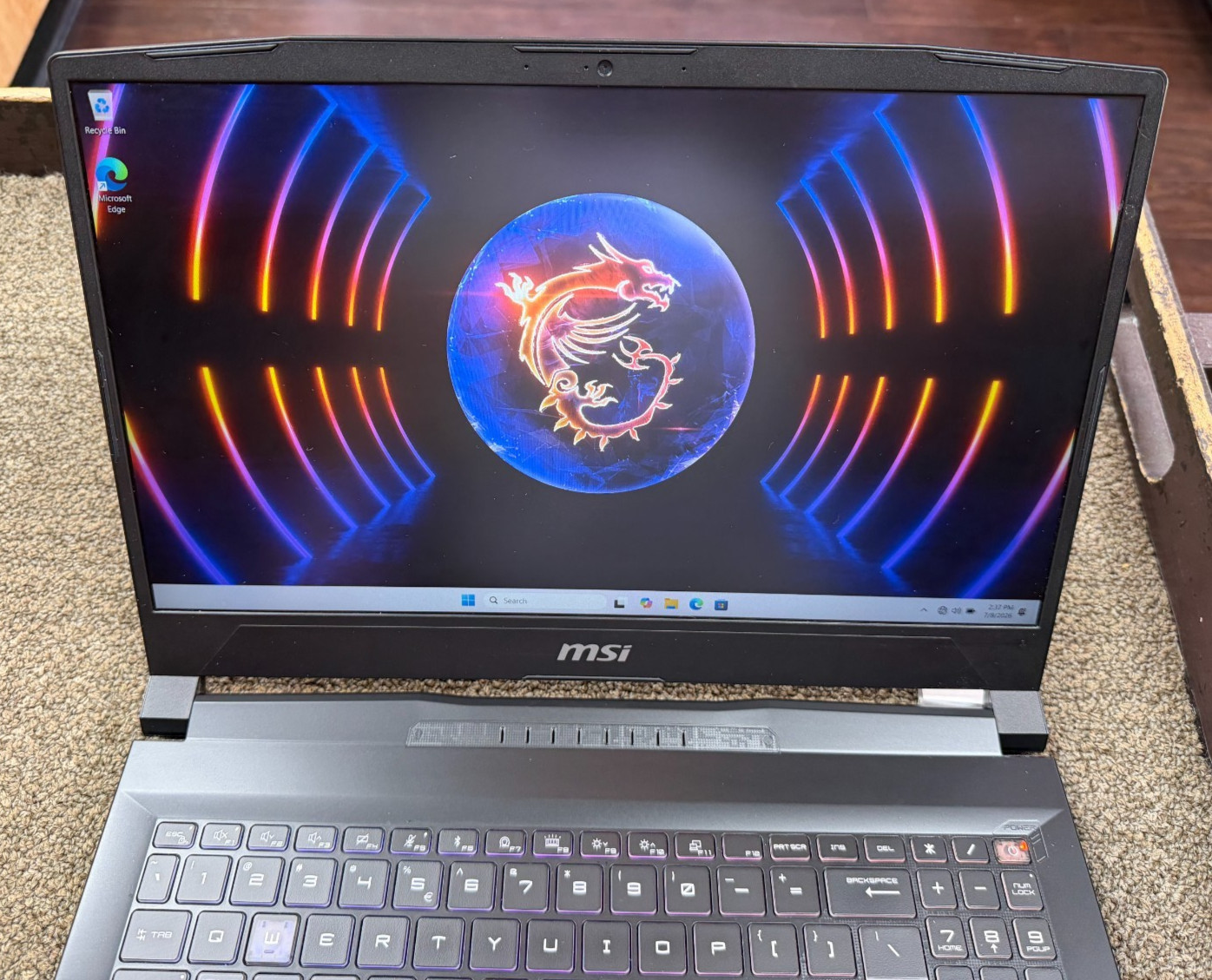 MSI Katana 15 B13VEK 15.6″ i7-13620H 2.4GHz 16GB RAM 1TB SSD GeForce RTX 4050