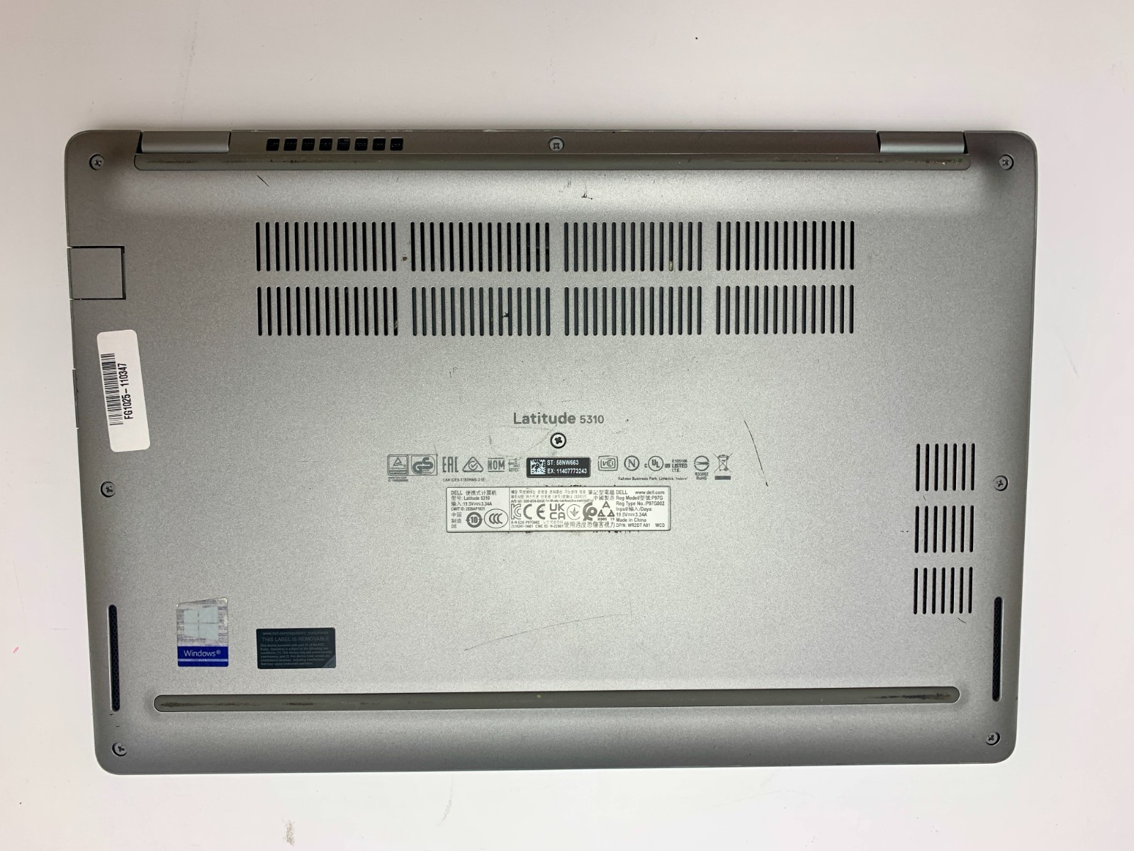 Dell Latitude 5310 | i5-10310U | 16GB RAM | 256GB NVMe | LINUX | NO BATTERY